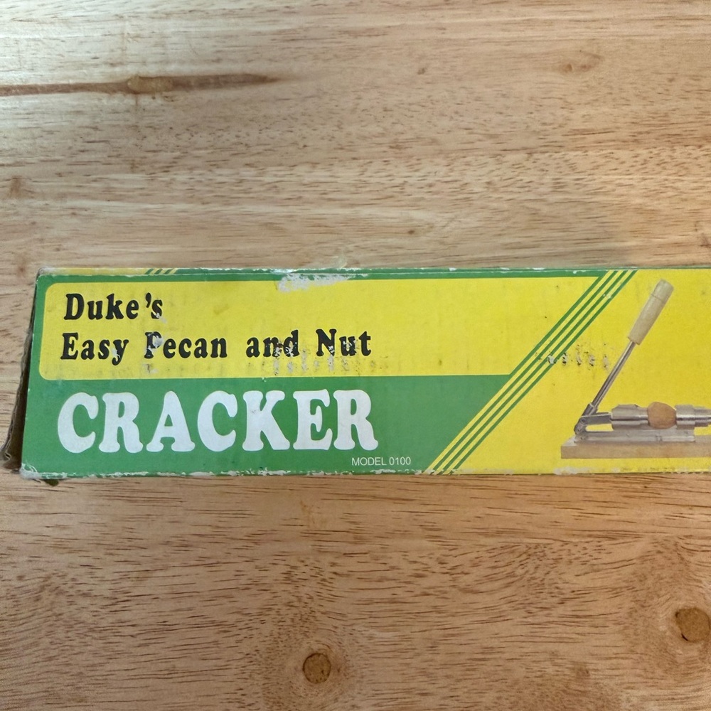 Green Pecan and Nut Cracker